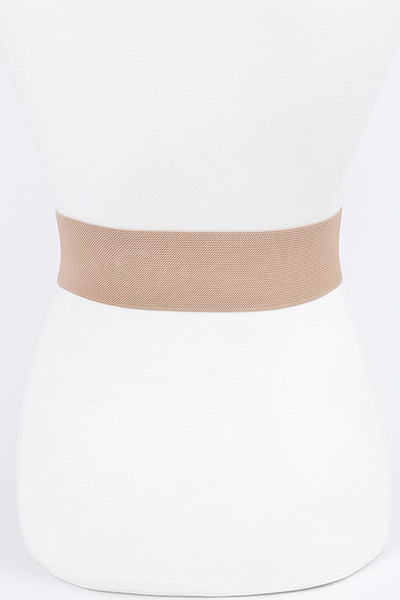 Rounded Square Buckle Stretch Belt in 3 Colours – Gussied Up