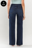 Dark Wash Straight Full Length Denim