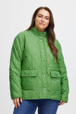 Kelly Green Quilted Spring Jacket