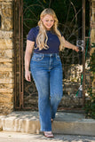 High Rise Medium Boot Cut Jean