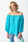 Joseph Ribkoff 242127 in Black & Pink  *FINAL SALE*