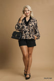 Two Tone Floral Top
