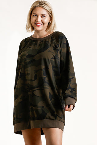 Cotton Camo Tunic Dress
