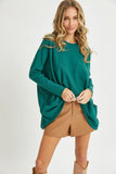 Soft Two Pocket Tunic in Hunter Green