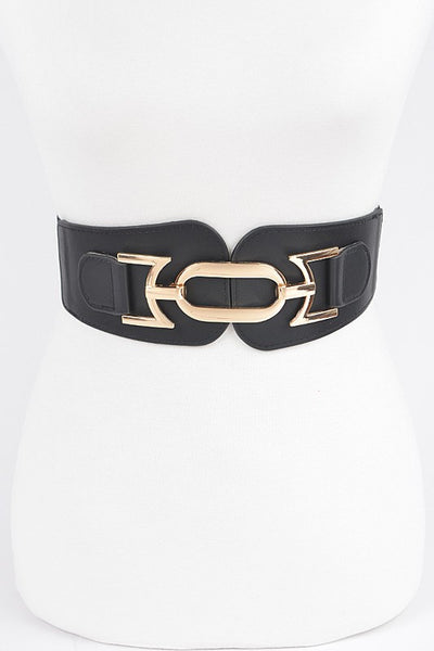 Oval Front Ring Stretch Belt