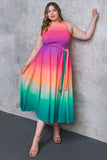 Colour Melt Midi Dress