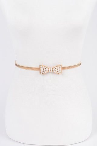 Bow Belt in Gold and Silver