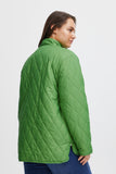 Kelly Green Quilted Spring Jacket