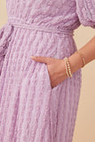 Lavender Textured Dress