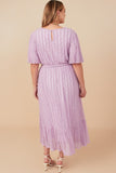 Lavender Textured Dress