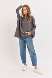 Soft Two Pocket Tunic in Grey