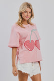 Patchwork Cherry Tee