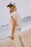 Cream Two Piece French Terry Set