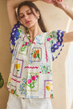 Fruit Garden Print Top