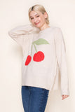 Cherry Sweater in Oat