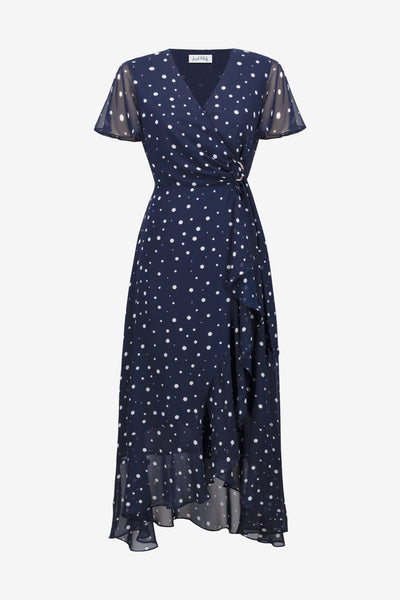 Joseph Ribkoff 261739 in Navy Dot
