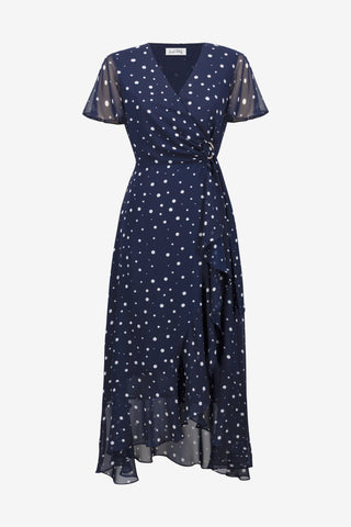Joseph Ribkoff 261739 in Navy Dot