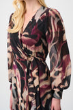 Joseph Ribkoff 263739 in Merlot Print