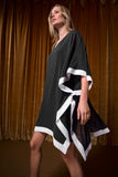 Joseph Ribkoff 264714 in Black & Navy