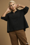 Half Zip Cotton Pullover