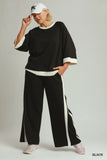 Luxe Knit Colour Blocking Pant