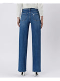 Medium Wash Straight Full Length Denim