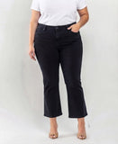 Flare Ankle Jean in Black