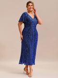 Sequin Mermaid Formal Dress in Royal Blue