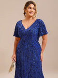 Sequin Mermaid Formal Dress in Royal Blue