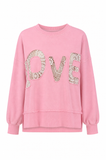Crochet Lace Love Top in Pink