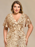 Sequin Mermaid Formal Dress in Gold