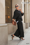 Luxe Wide Leg Sweat Pant