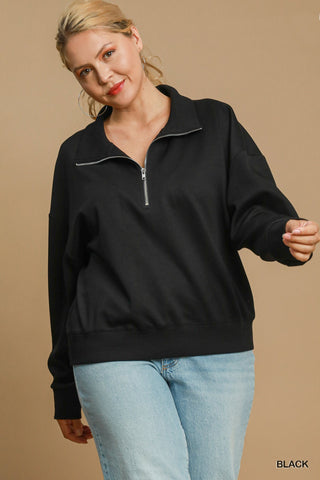 Luxe Half Zip Top