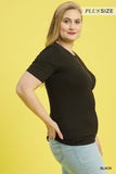 Second Skin Tee in Black