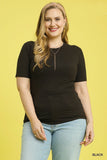 Second Skin Tee in Black