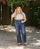 High Rise Wide Leg Denim