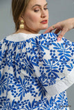 Eyelet Embroidered Peasant Top
