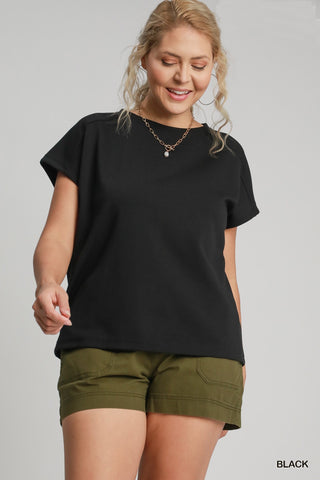 Structured Black Tee