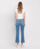 Medium Wash Flare Ankle Jean