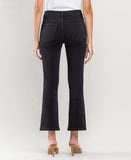 Flare Ankle Jean in Black