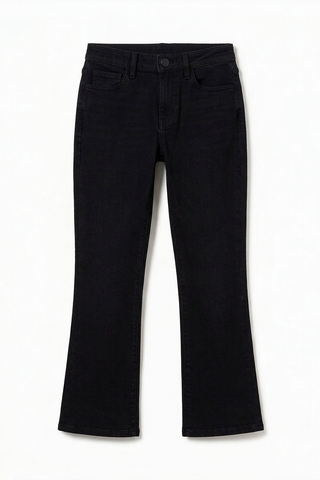 Flare Ankle Jean in Black