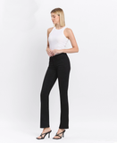 High Rise Black Boot Cut Jean