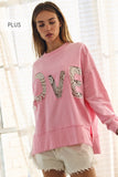 Crochet Lace Love Top in Pink