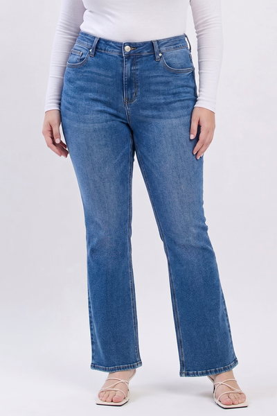 High Rise Boot Flare Denim