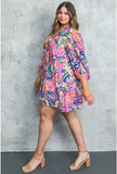 Multi Colour Floral Dress