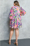 Multi Colour Floral Dress