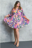 Multi Colour Floral Dress