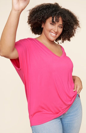 The Weekender Tee in Pink