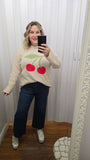 Cherry Sweater in Oat