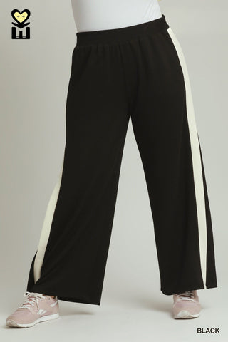 Luxe Knit Colour Blocking Pant